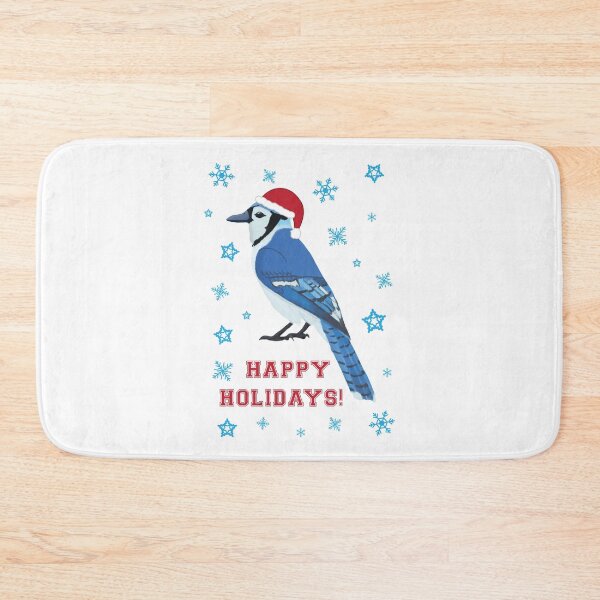 Item preview, Happy Holidays Blue Jay designed and sold by cmd-art.
