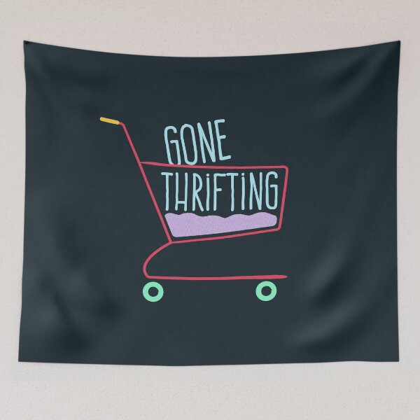 Item preview, Gone Thrifting Online Seller Funny Colorful Merch designed and sold by wugnia.