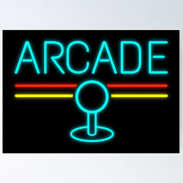 Artikel-Vorschau von Neon Arcade-Spiele, designt und verkauft von Scottees.