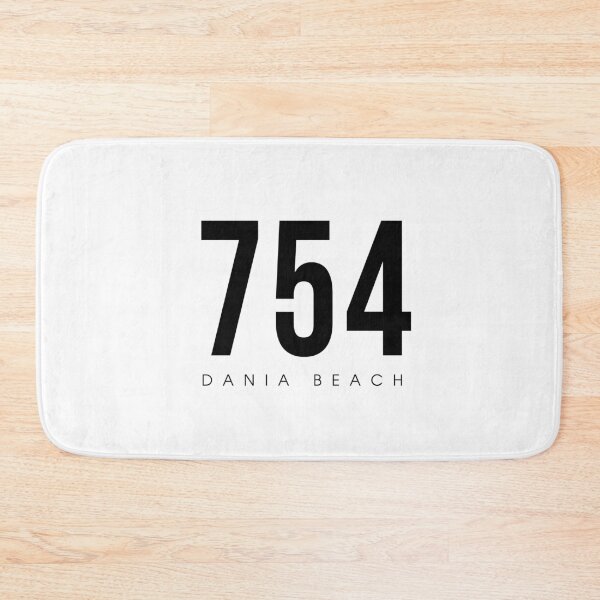 Item preview, Dania Beach, FL - 754 Area Code design designed and sold by CartoCreative.