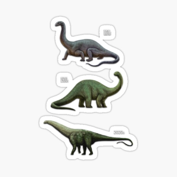 Item preview, APATOSAURUS over the years. 2018 vintage vs modern designed and sold by Mario Lanzas.