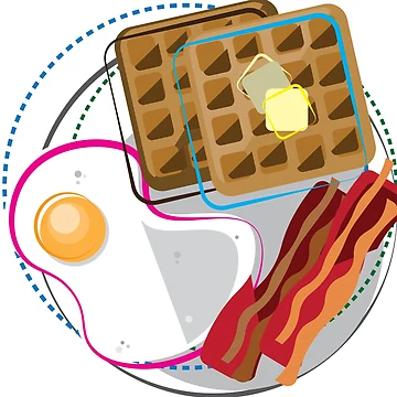 Artwork thumbnail, Abstract Breakfast! by Raul-Raziel