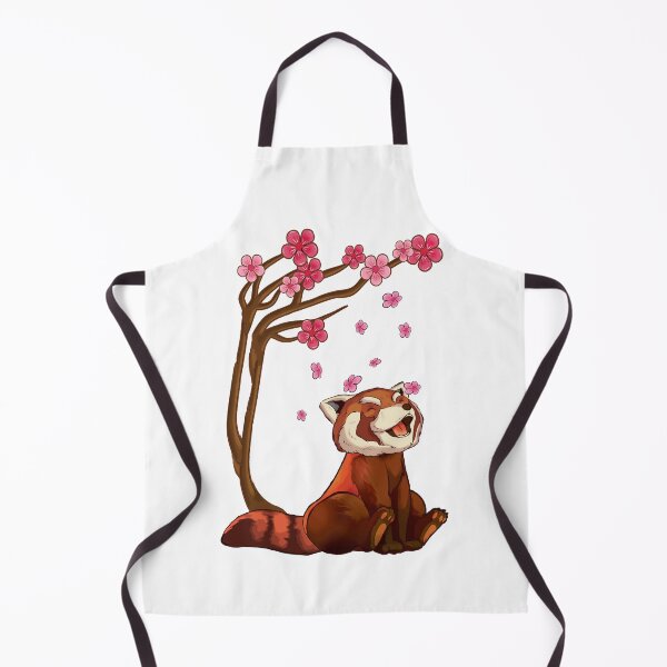 Item preview, Red Panda Bear & Cherry Blossom Art designed and sold by MrEddie10.