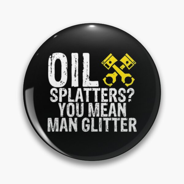 Item preview, Oil Splatters You Mean Man Glitter designed and sold by TooFlyDesign.