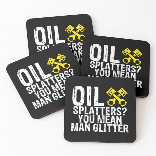 Item preview, Oil Splatters You Mean Man Glitter designed and sold by TooFlyDesign.