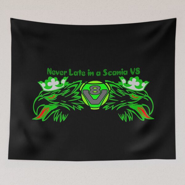 Item preview, Never Late V8 Griffin Geen designed and sold by ScaniaTrucks.