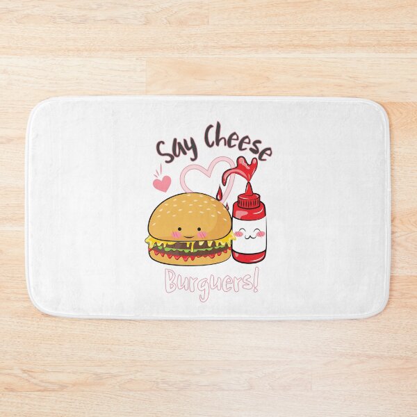 Item preview, Say Cheese Burguers - Sweet Kawaii Burguer and Ketchup designed and sold by Kaos Urbanwear.