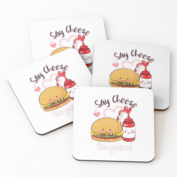 Item preview, Say Cheese Burguers - Sweet Kawaii Burguer and Ketchup designed and sold by Kaos Urbanwear.
