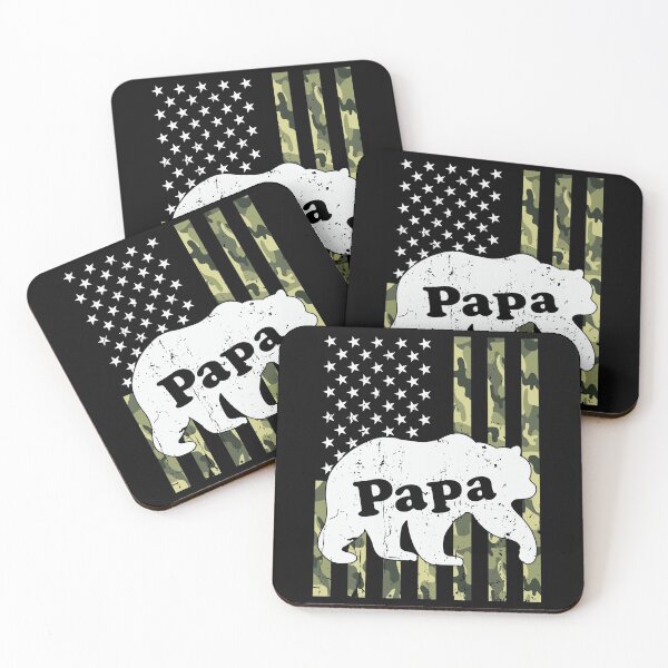 Item preview, Papa Bear Camo Flag designed and sold by TooFlyDesign.