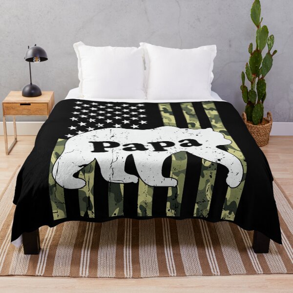 Item preview, Papa Bear Camo Flag designed and sold by TooFlyDesign.