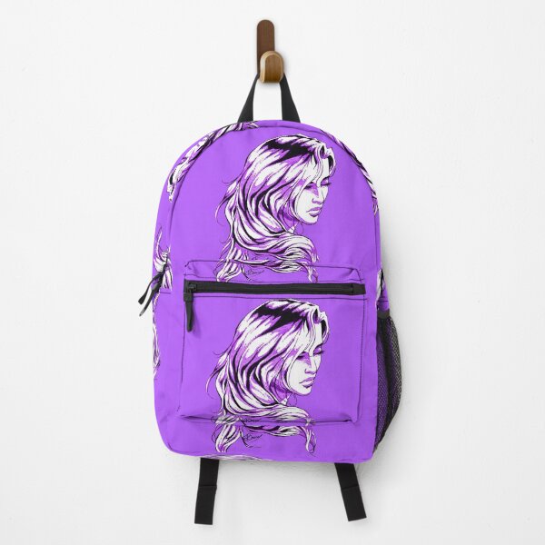 Item preview, Hair Swept over Shoulder in Purple designed and sold by Brina Williamson.