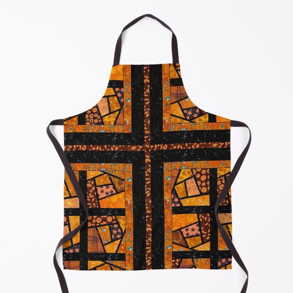 Item preview, Abstract stained glass mosaic quilted pattern  designed and sold by baligaia.
