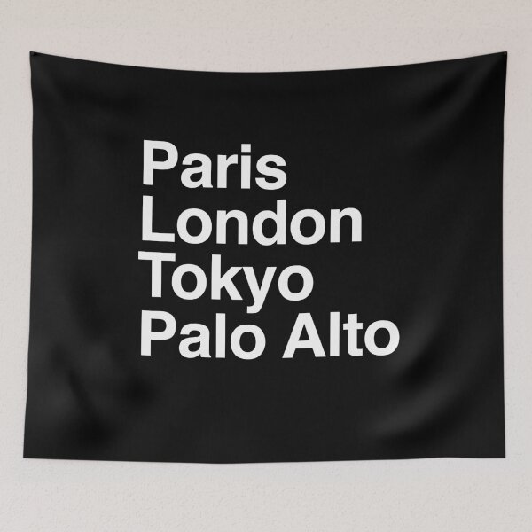 Item preview, Palo Alto Paris Tokyo London Design designed and sold by Custom365.