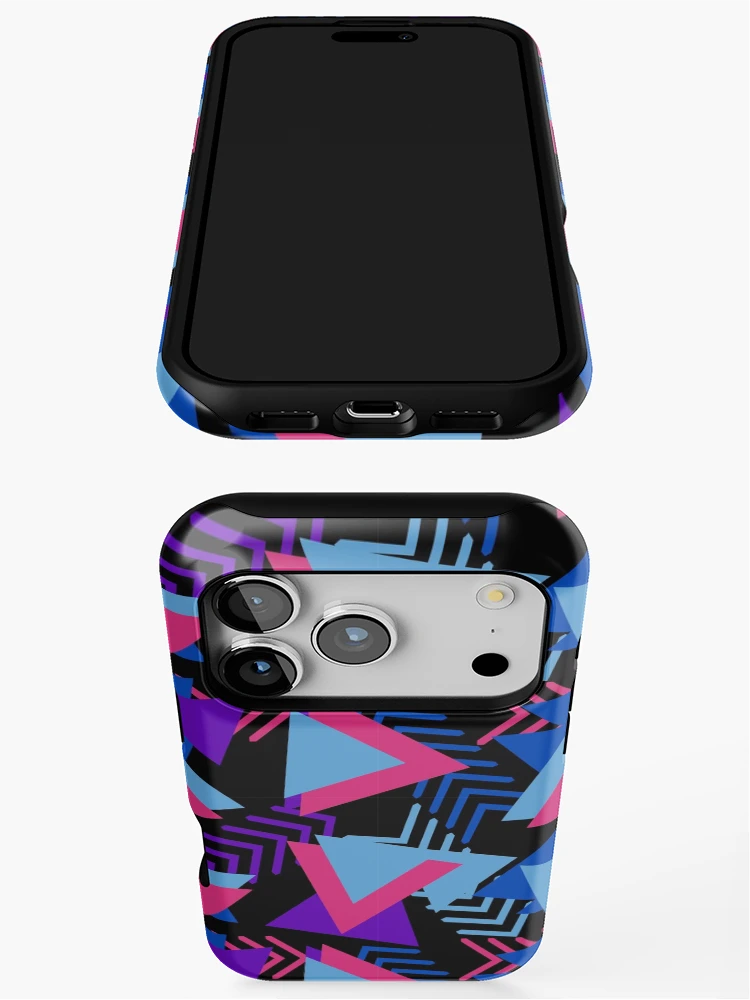Thumbnail 3 of 4, iPhone Case,  Triangular pattern designed and sold by RueChiedza.
