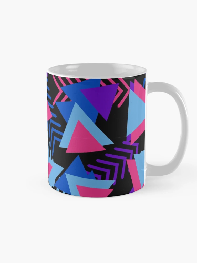 Thumbnail 3 of 6, Coffee Mug, Triangular pattern designed and sold by RueChiedza.