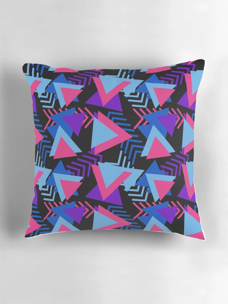 Thumbnail 3 of 4, Pillow,  Triangular pattern designed and sold by RueChiedza.