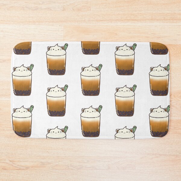 Item preview, Bubble Boba Milk Tea Cat Foodie designed and sold by akaimochi.