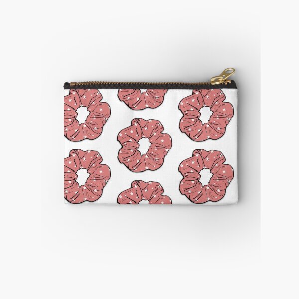 Item preview, Pink with white stars scrunchie designed and sold by Roisin678.