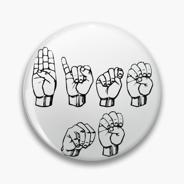 Item preview, Bite Me Sign Language sticker designed and sold by MadEDesigns.