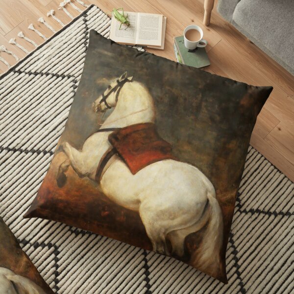 Diego Velázquez "Le cheval blanc" Coussin de sol