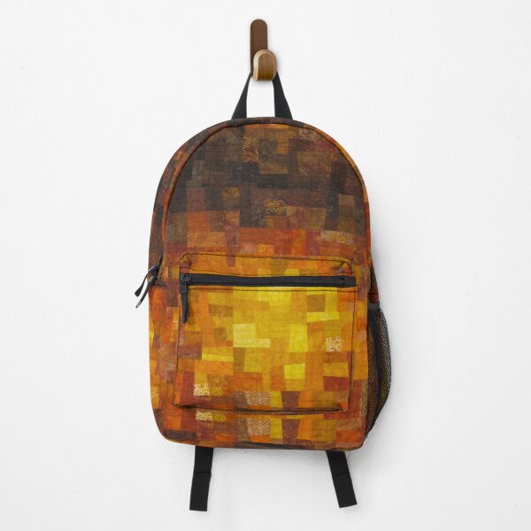 Item preview, Abstract stained glass sun mosaic quilted pattern  designed and sold by baligaia.