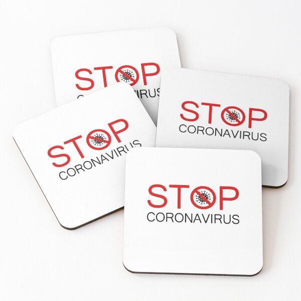 Item preview, Stop Coronavirus text , covid 19 designed and sold by MarketVisionAV.