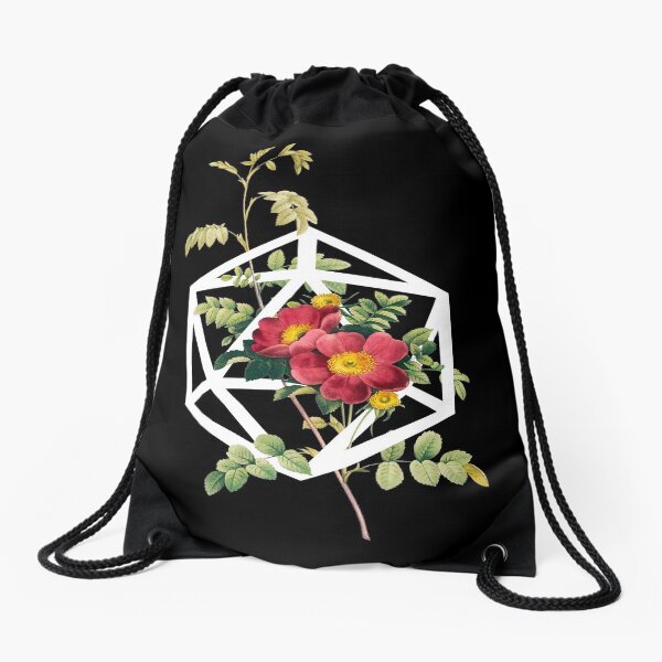 Item preview, DND Floral D20  designed and sold by RachelMcEwanArt.
