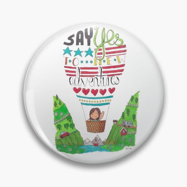 Item preview, Say Yes To New Adventures designed and sold by LouiseFranksArt.