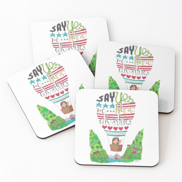 Item preview, Say Yes To New Adventures designed and sold by LouiseFranksArt.