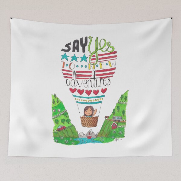 Item preview, Say Yes To New Adventures designed and sold by LouiseFranksArt.