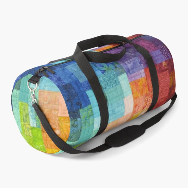 Item preview, Rainbow tie dye patchwork quilted stained glass batik sarong  designed and sold by baligaia.