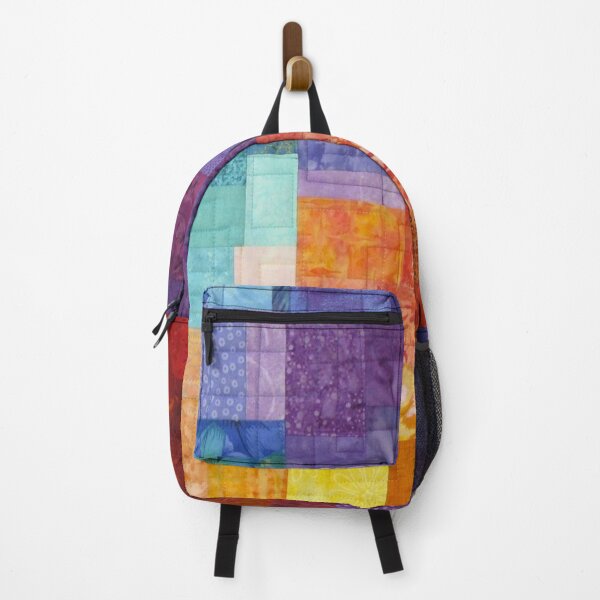 Item preview, Rainbow tie dye patchwork quilted stained glass batik sarong  designed and sold by baligaia.