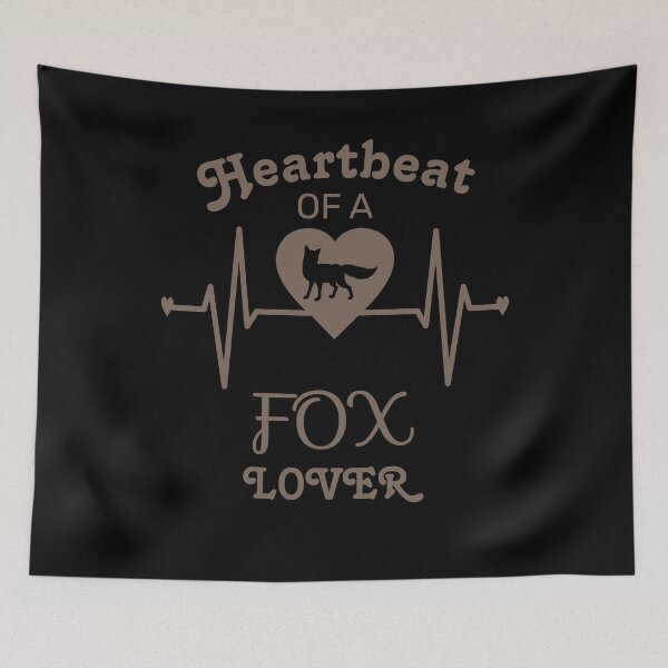 Item preview, Heartbeat of a Fox Lover designed and sold by Cute  Pawz.