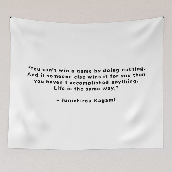Item preview, Junichirou Kagami - Quote designed and sold by Epicanimequotes.