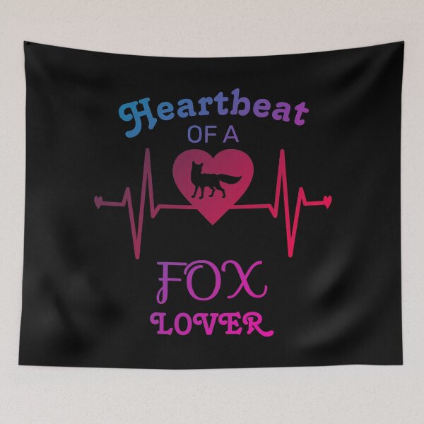 Item preview, Heartbeat of a Fox Lover designed and sold by Cute  Pawz.