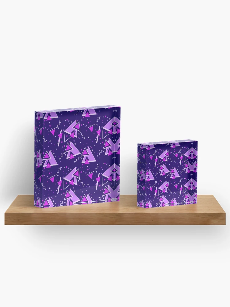Thumbnail 3 of 5, Acrylic Block, Triangular pattern designed and sold by RueChiedza.