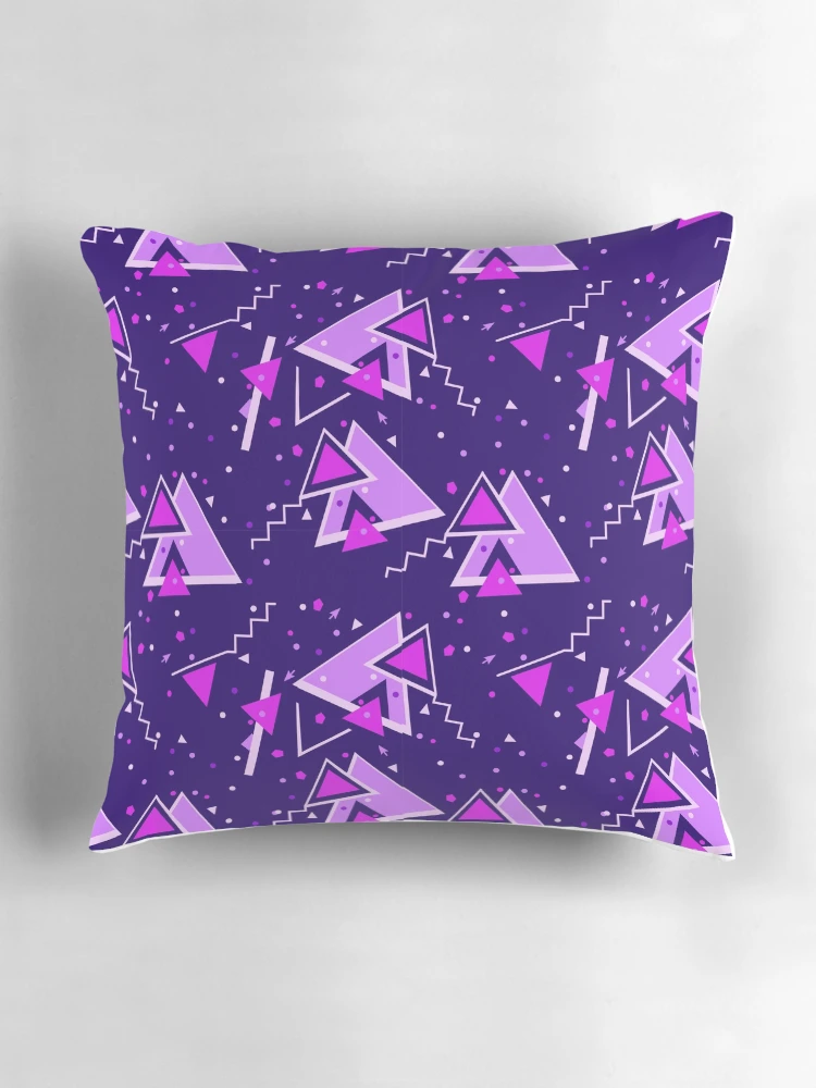 Thumbnail 3 of 4, Pillow, Triangular pattern designed and sold by RueChiedza.