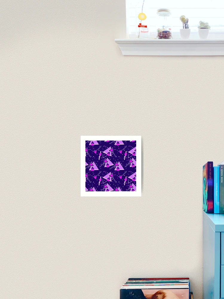Thumbnail 2 of 3, Art Print, Triangular pattern designed and sold by RueChiedza.