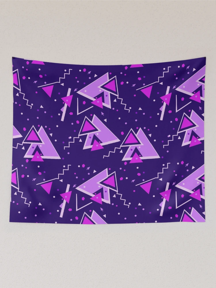 Thumbnail 2 of 3, Tapestry, Triangular pattern designed and sold by RueChiedza.