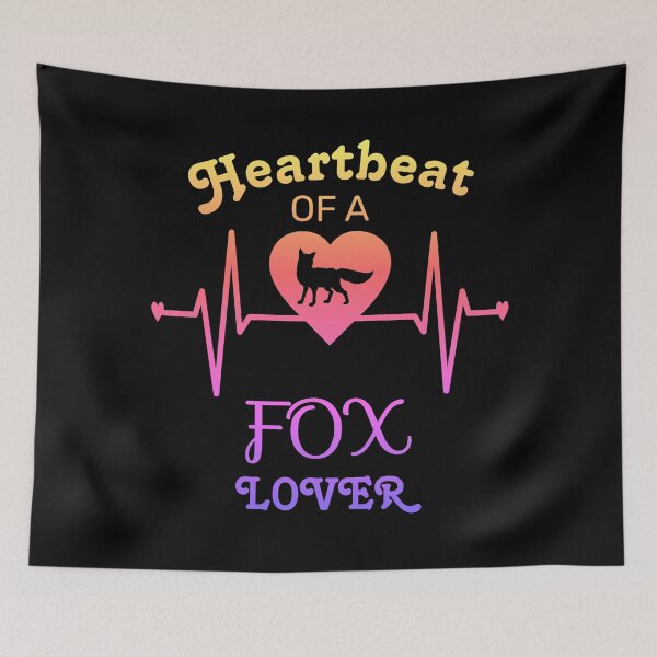 Item preview, Heartbeat of a Fox Lover designed and sold by Cute  Pawz.