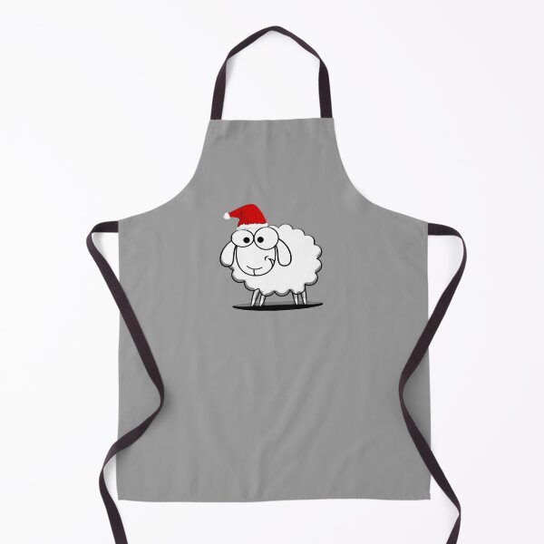 Item preview, Sheep Cute with Santa Hat Merry Christmas designed and sold by oxoxoxo.