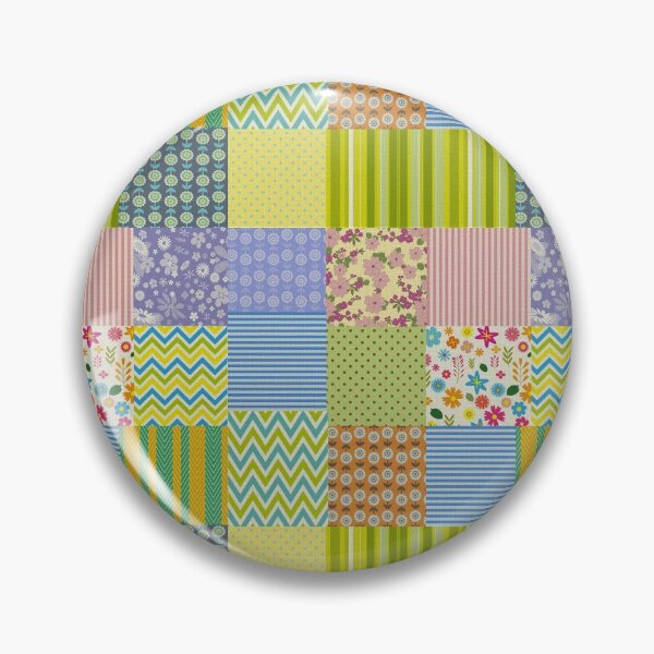 Item preview, Pastel palette patchwork quilted comfort baby blanket  designed and sold by baligaia.