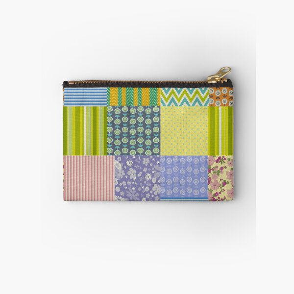 Item preview, Pastel palette patchwork quilted comfort baby blanket  designed and sold by baligaia.