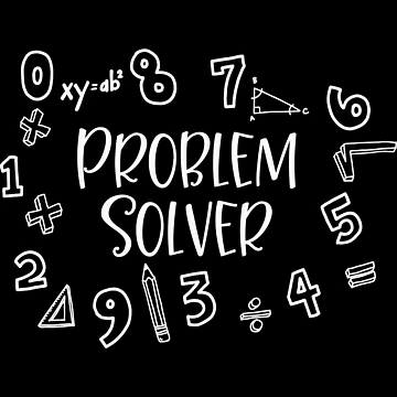 Artwork thumbnail, Problem Solver Mathematics Teacher by TooFlyDesign