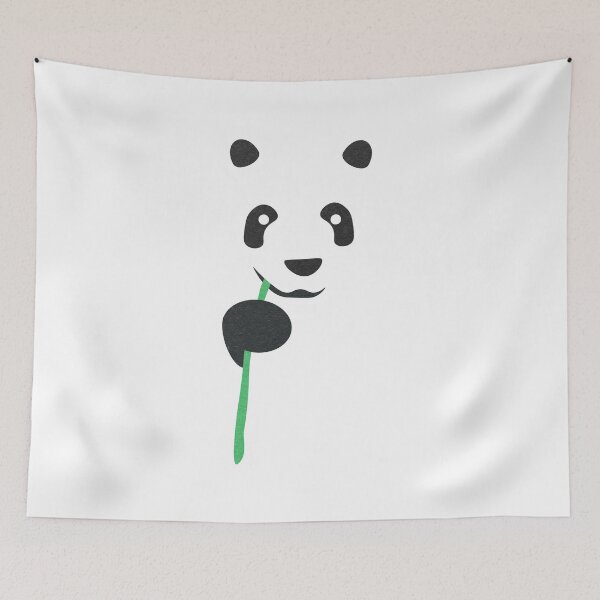 Item preview, Cute Panda Bear Eating Bamboo designed and sold by Adventureco.