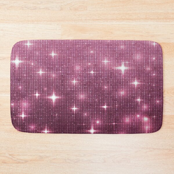 Item preview, Sparkly Stars and Glitter Effect Fluorescent Pink pattern designed and sold by WOW TeesAndThings.