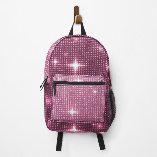 Item preview, Sparkly Stars and Glitter Effect Fluorescent Pink pattern designed and sold by WOW TeesAndThings.