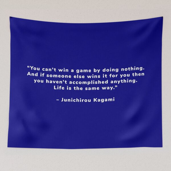 Item preview, Junichirou Kagami - Quote designed and sold by Epicanimequotes.