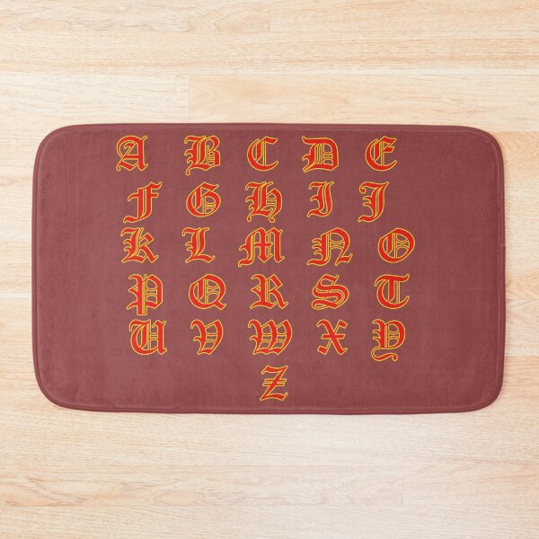 Item preview, A - Z | The Alphabet Character designed and sold by Quotes-I-Wear.