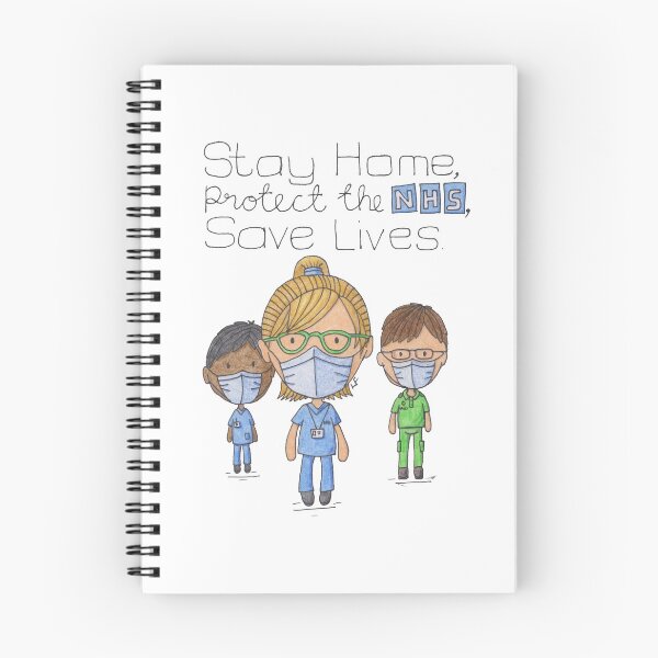 Item preview, Protect the NHS, Save Lives designed and sold by LouiseFranksArt.